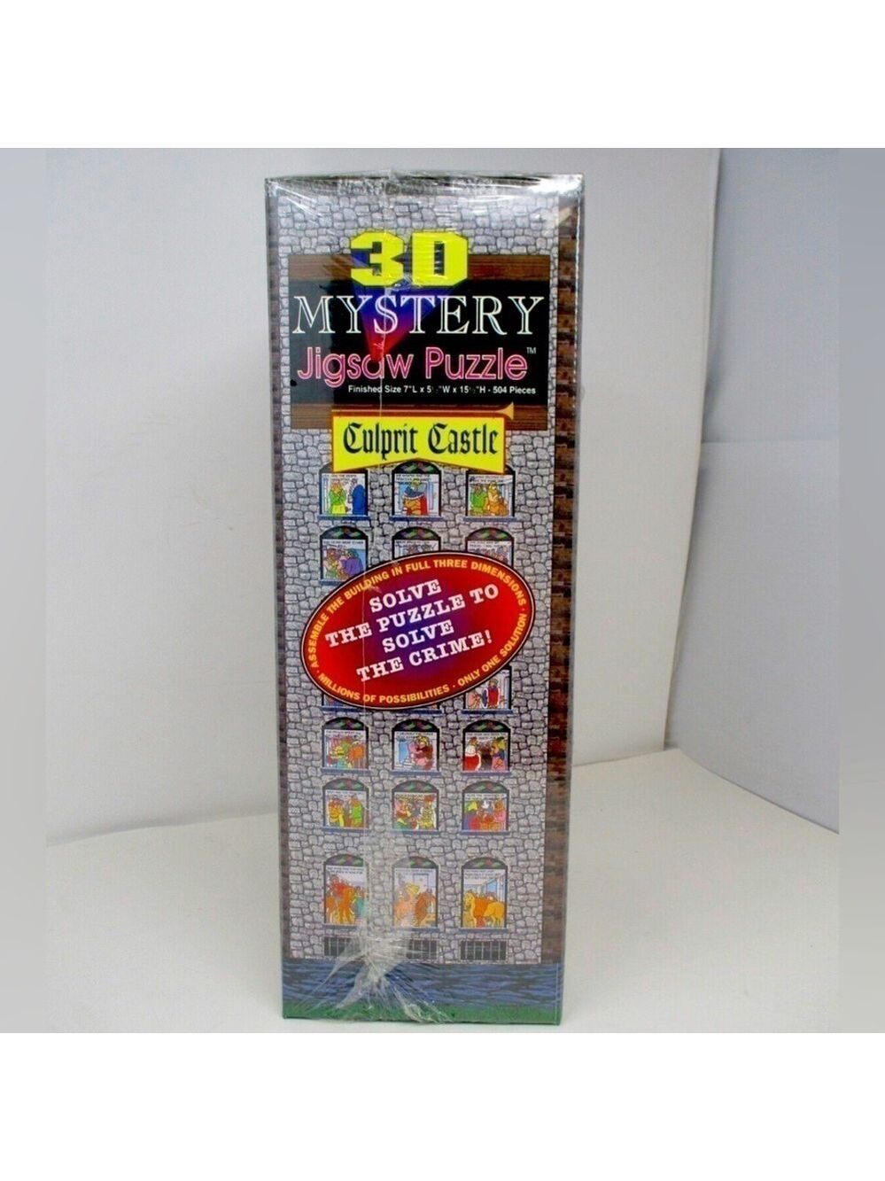 3-D vintage mystery puzzle Castle Culprit game family fun medieval murder - Picture 1 of 15